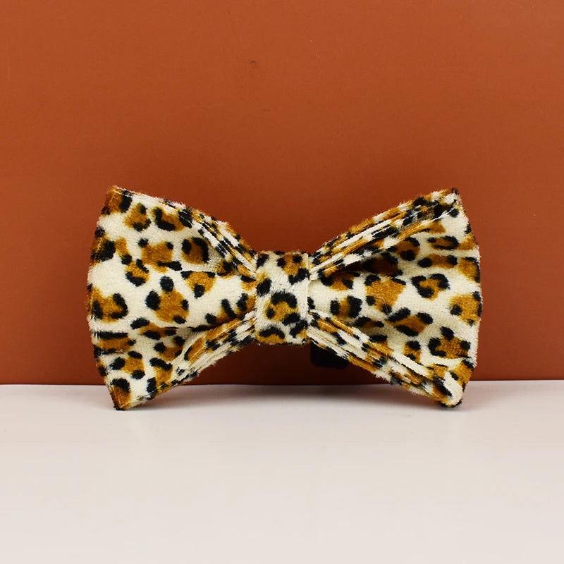 Leopard Print - Pet Collar Leashes & Harness Set