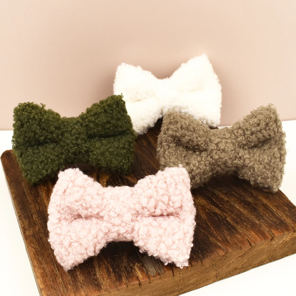 Teddy Fur Cat Collar With Bell Accessory - Custom Name Engraving