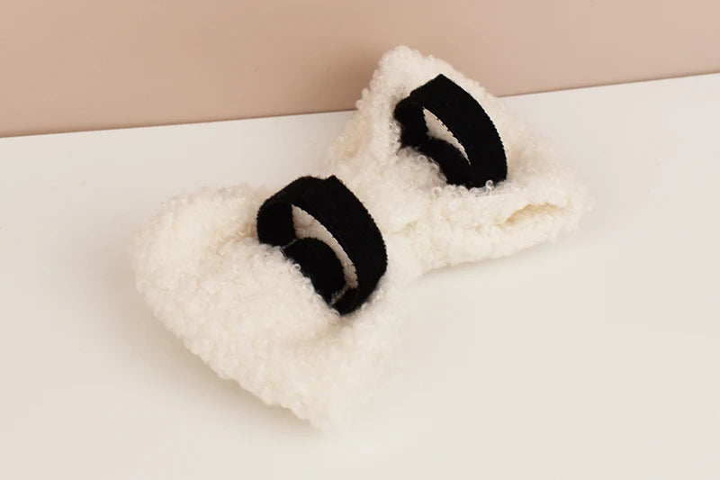 White Teddy Pet Collar & Harness Set With Custom Engraving