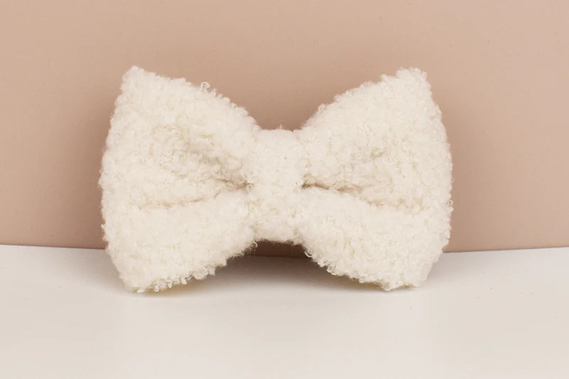 White Teddy Pet Collar & Harness Set With Custom Engraving