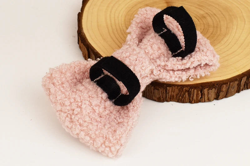 Pink Teddy Pet Collar Set With Custom Engraving