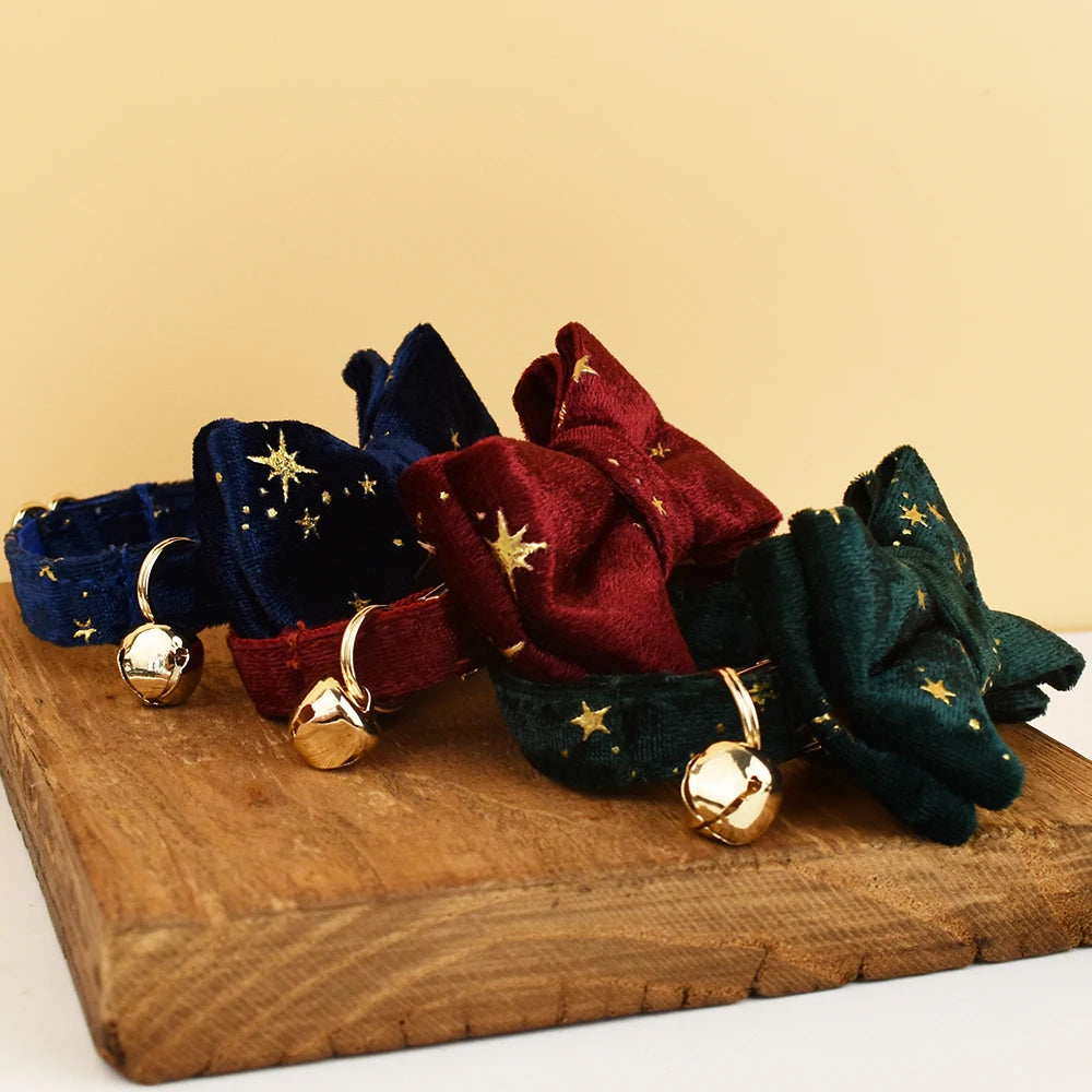 Personalized Velvet Collar with Custom Name for Cats. Soft, Stylish & Comfortable
